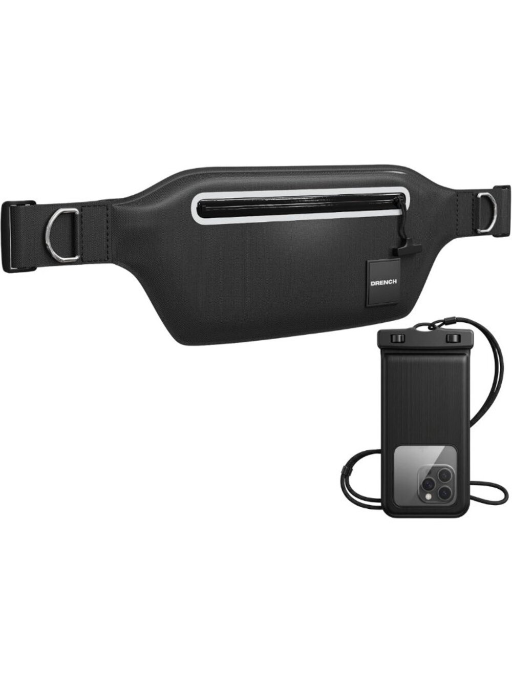 Waterproof Fanny Pack with Floating Phone Pouch, IPX8 Dry Bag for Water Sports